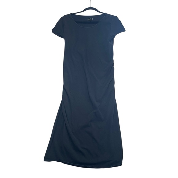 Isabel maternity dress side cinched midi women’s size medium - Picture 1 of 6
